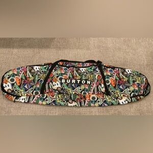 Burton Gig Snowboard Bag - Sticker Print - Fits 146 CM Boards - EUC